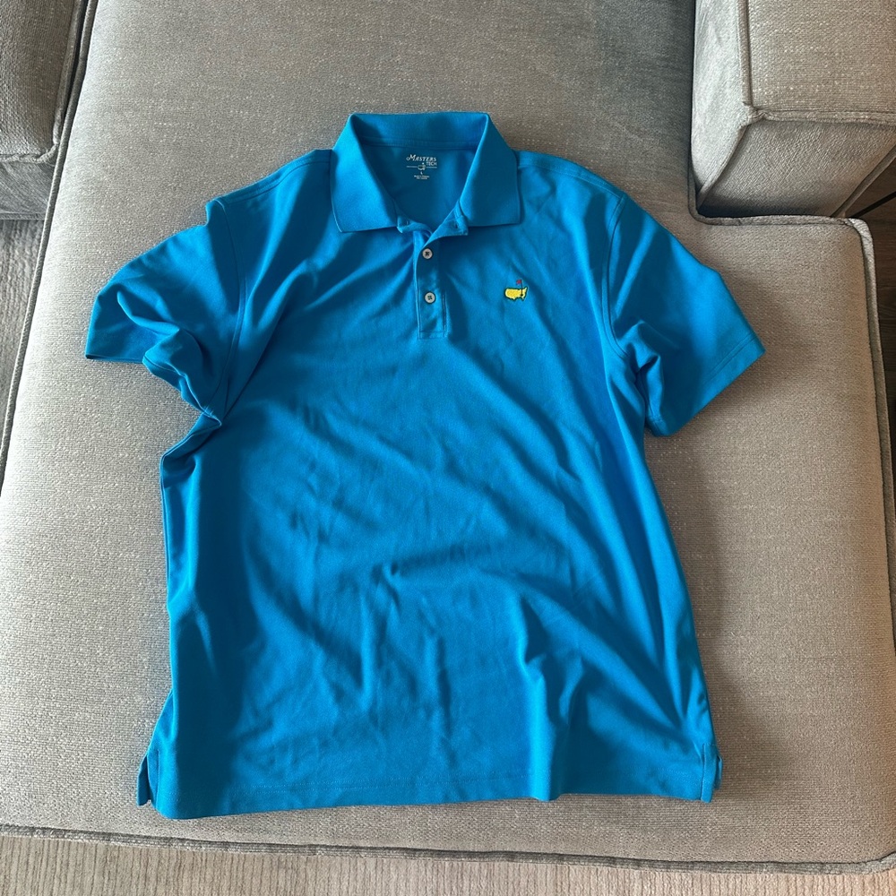 Masters Augusta National Blue Polo Shirt